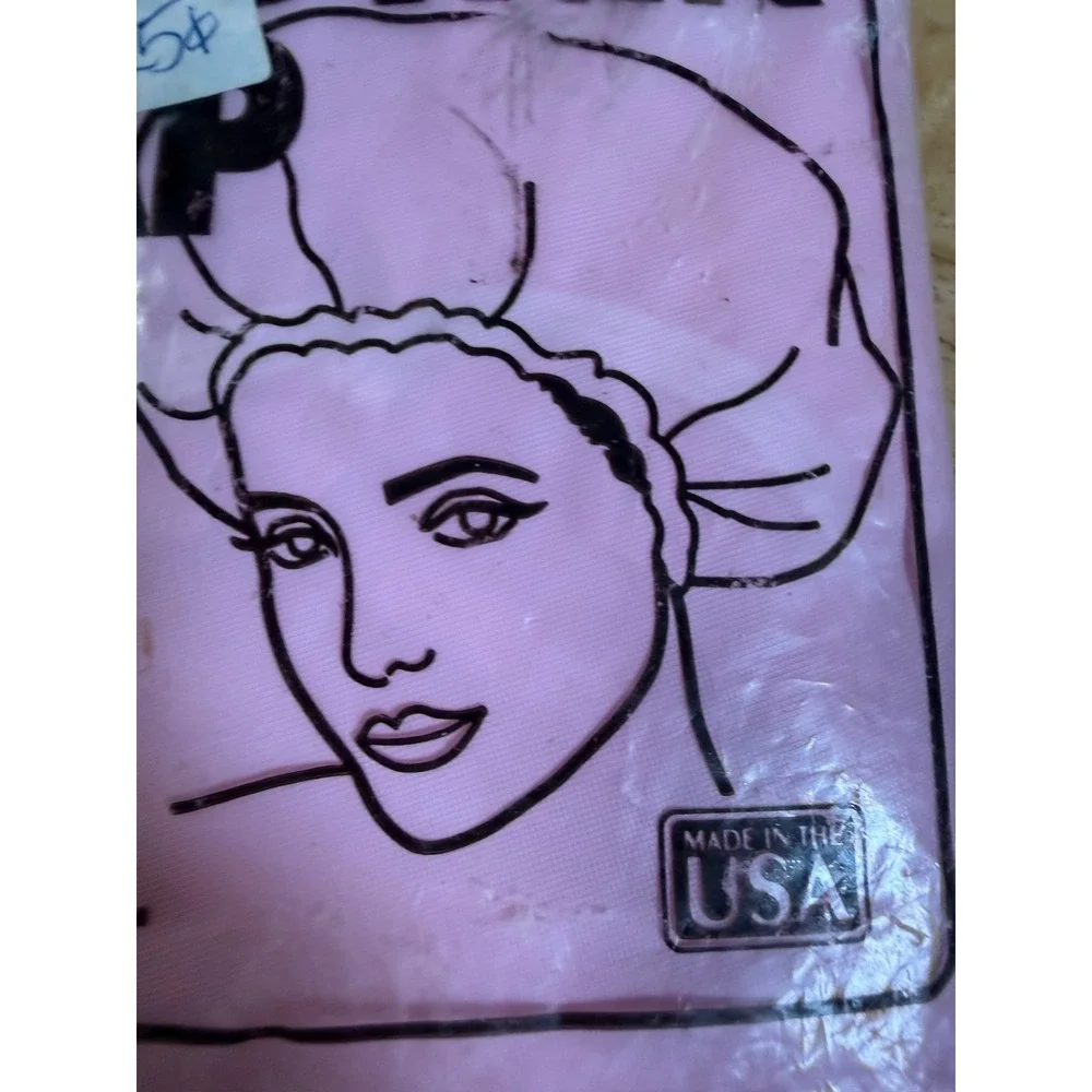 Cristina Super Value Shower Cap Style 325 Pink Made in USA New Vintage Accessory
